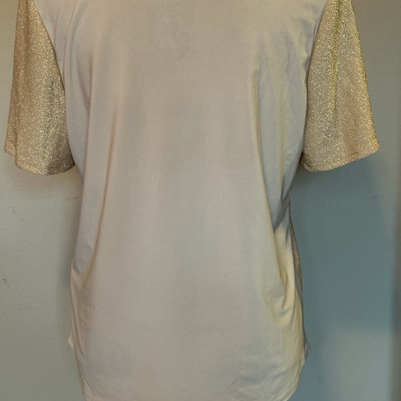 Gorgeous gold petite top-New with tag! - Picture 3 of 3